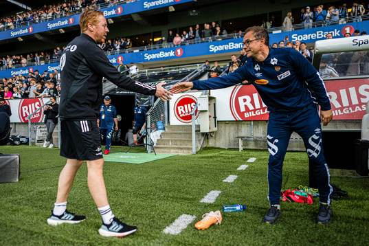 Svein Maalen, head coach of Rosenborg, and Christian