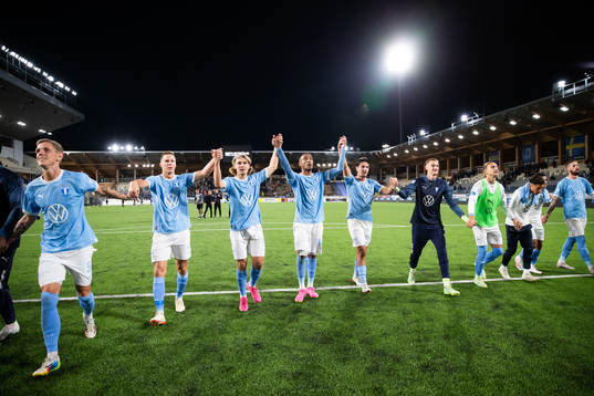 Malmö FFs Søren Rieks, Niklas Moisander, Sebastian