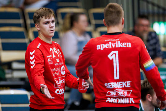 Varbergs målvakt Gustav Simonsson