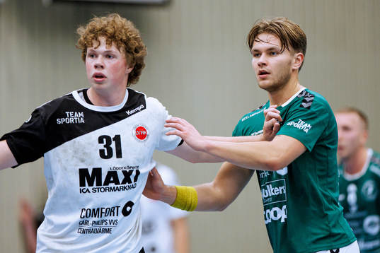 Lödde Vikings Isac Frick och Varbergs Linus Lindberg