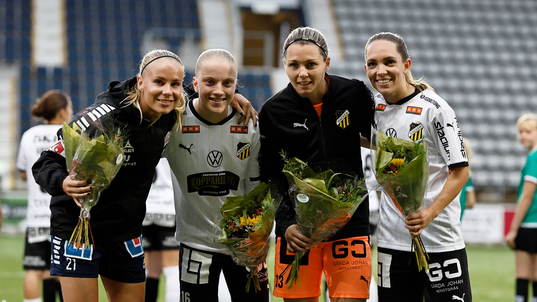 Linköpings Stina Lennartsson, Häckens Anna Sandberg,