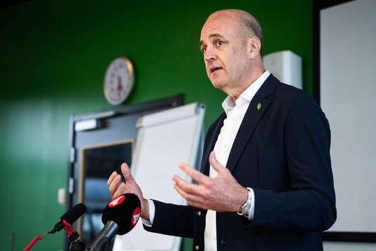 Fredrik Reinfeldt, ordförande i Svenska fotbollförbundet