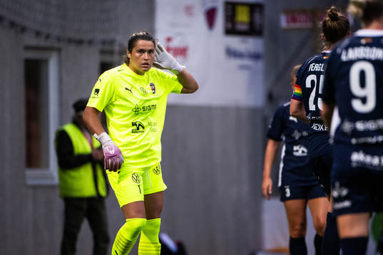 FC Rosengårds målvakt Eartha Cumings
