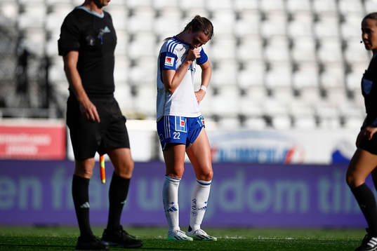 IFK Norrköpings Chelsie Dawber deppar