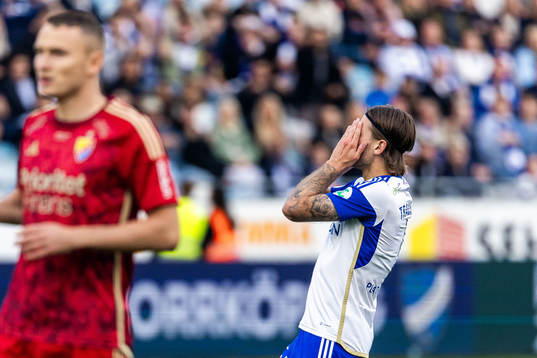IFK Norrköpings Daniel Fritz Eid deppar