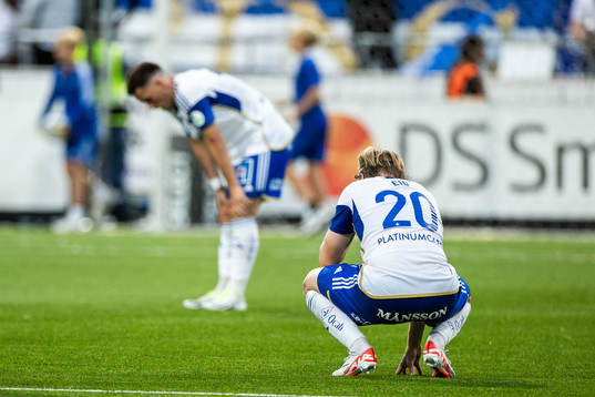 IFK Norrköpings Daniel Fritz Eid deppar
