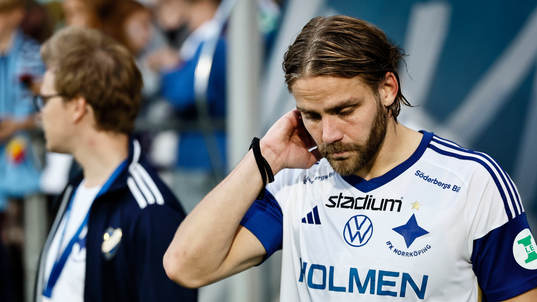 IFK Norrköpings Christoffer Nyman deppar