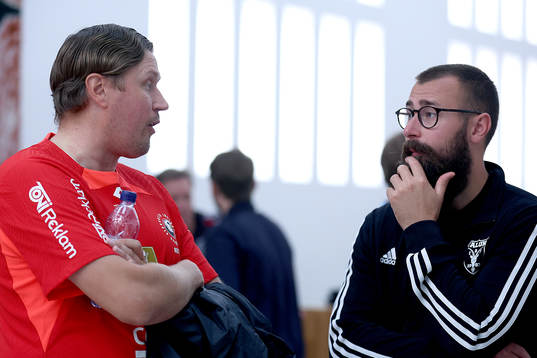 Storvretas & Faluns herrtränare Mika Kohonen & Thomas