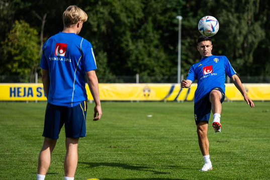 Roony Bardghji of the Swedish under-21 national football