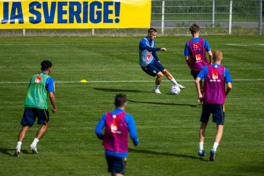 Jacob Ondrejka of the Swedish under-21 national football