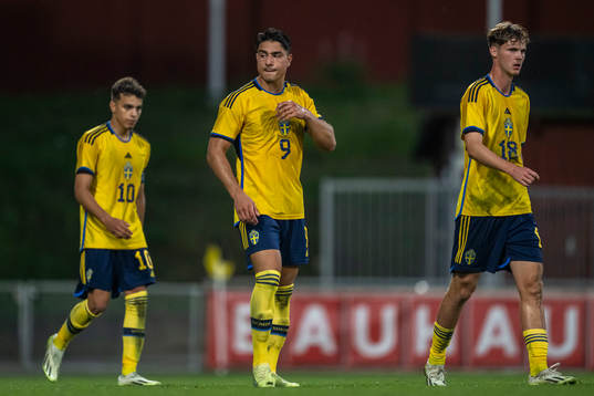 Yasin Ayari, Jusef Erabi and Williot Swedberg of Sweden