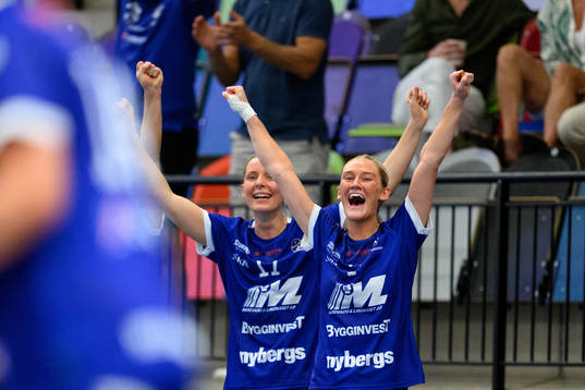 Hallbys Emma Wahlström jublar