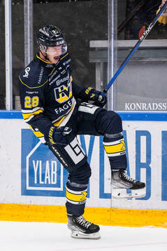HV71s Joonas Nättinen jublar