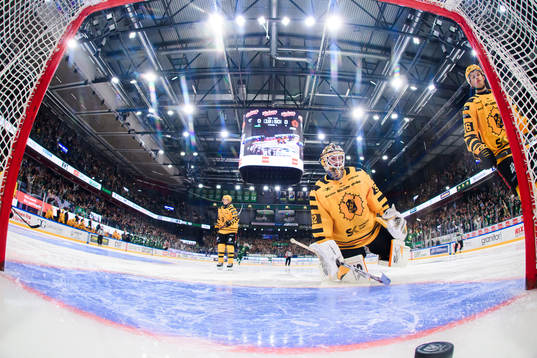 Skellefteås målvakt Linus Söderström deppar