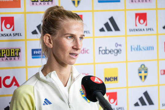 Sofia Jakobsson is interviewed