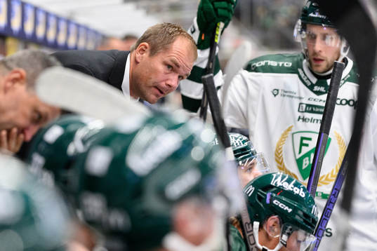 Färjestads tränare Thomas Mitell