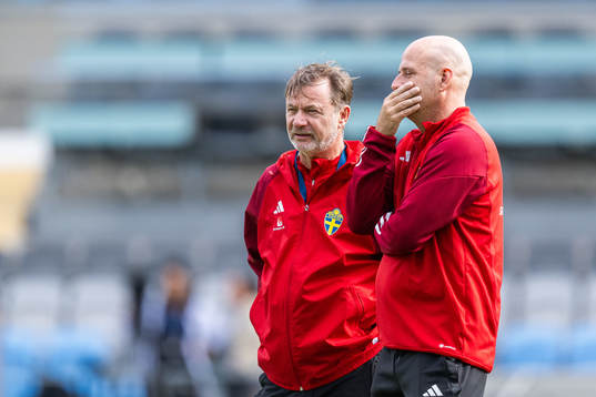Head coach Peter Gerhardsson and assistant coach Magnus