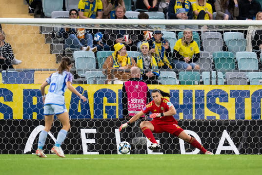 Goalkeeper Zecira Musovic of Sweden