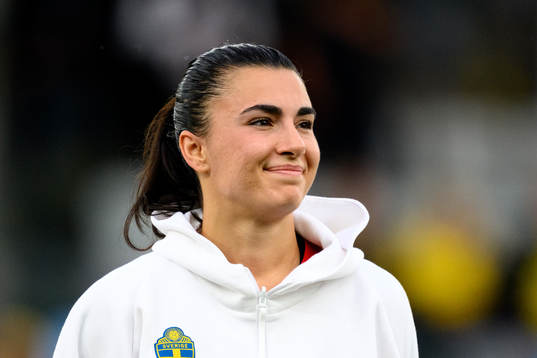 goalkeeper Zecira Musovic of Sweden at lineup