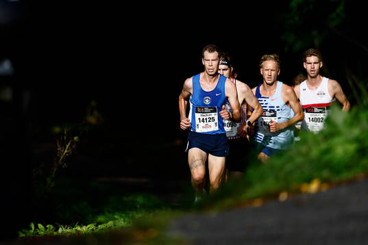 Täten i klass Män 15 km med trean John Börjesson
