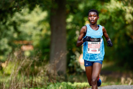 Vinnaren i klass Kvinnor 15 km Lovisa Kissa, The Ugandan