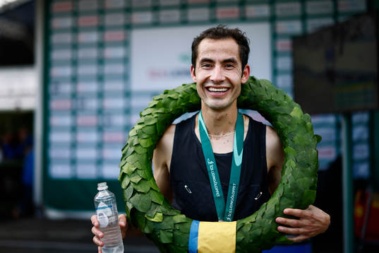 Diego Estrada vinnare i Män 30 km