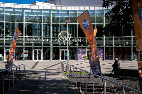 Exteriör av Kristianstad Arena