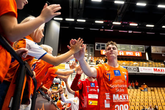 IFK Kristianstads Victor Kleve jublar