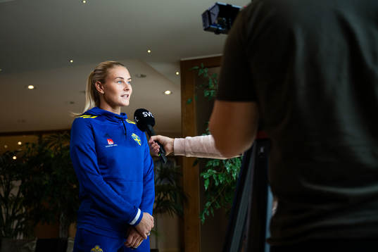 Amanda Nildén of the Swedish women's national football