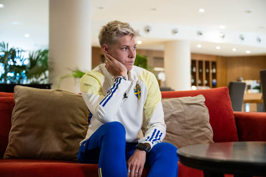 Lina Hurtig of the Swedish women's national football team