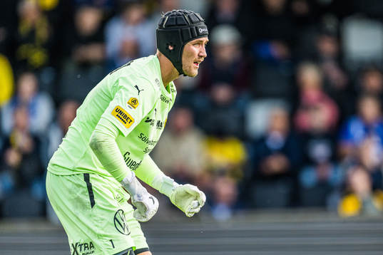 Mjällbys målvakt Noel Törnqvist