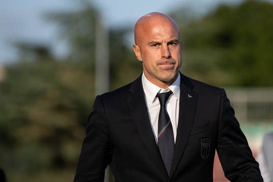 Head coach Andrea Soncin of Italy