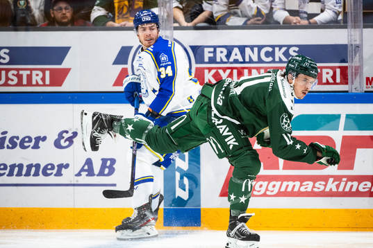 Leksands Peter Cehlarik och Färjestads Joakim Nygård