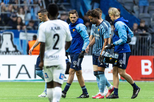 Djurgårdens Gustav Wikheim har ont