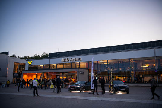 Exteriör vy av ABB Arena
