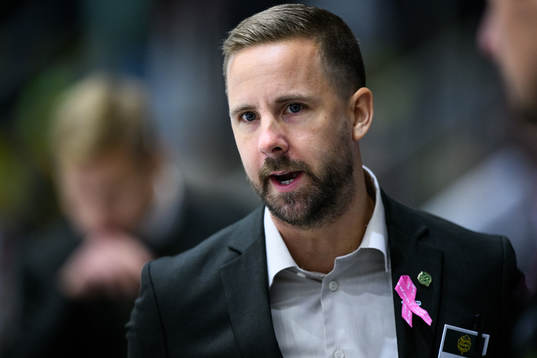Björklövens tränare Viktor Stråhle