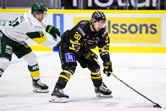 Björklövens Myles Powell och Västerås Erik Flood