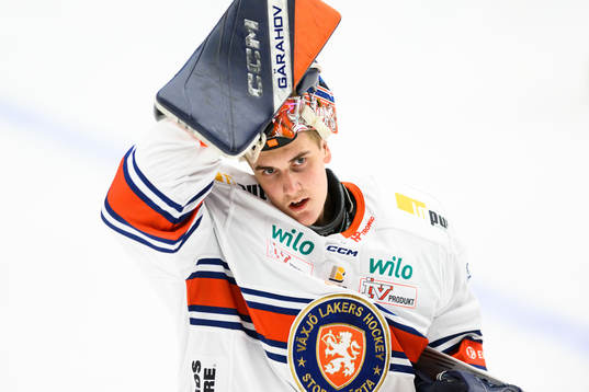 Växjös målvakt Simon Westling