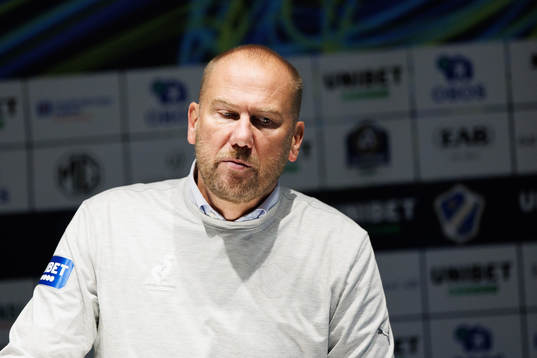 Halmstads tränare Magnus Haglund