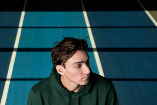 Pole vaulter Armand Duplantis of Sweden poses for a portrait