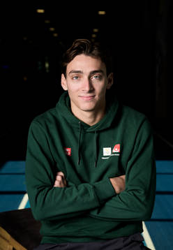 Pole vaulter Armand Duplantis of Sweden poses for a portrait