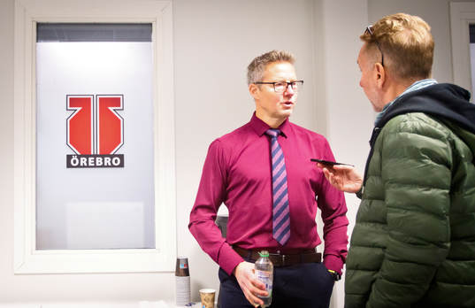 Örebros tränare Johan Hedberg