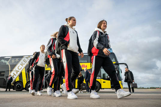 Hanna Wijk and Ruby Grant of Häcken