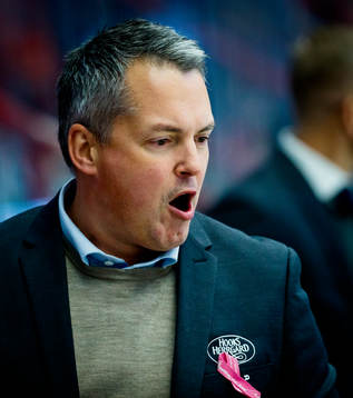 HV71s tränare Tomas Montén