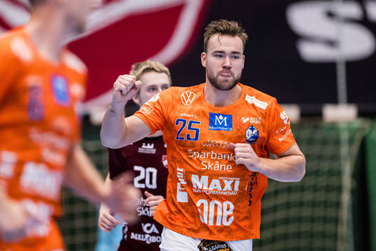 IFK Kristianstads Ludvig Åström jublar