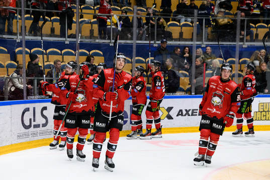 Malmö Redhawks spelare tackar publiken