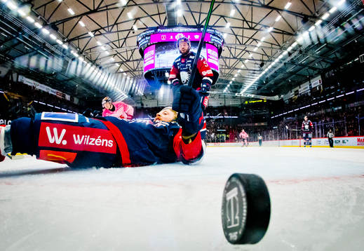 Linköpings Linus Hultström och Oscar Fantenberg deppar