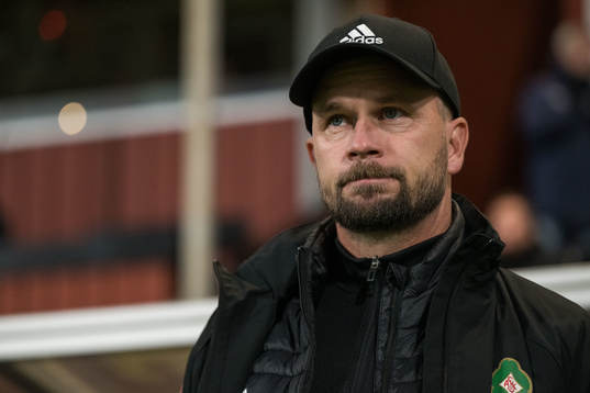 Skövde AIKs tränare Tobias Linderoth
