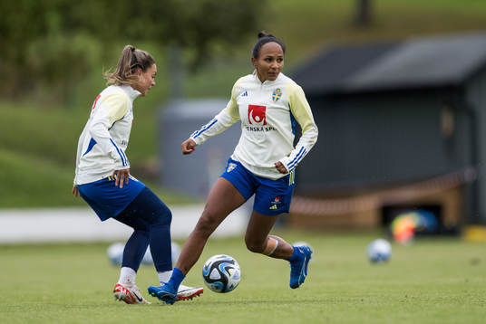 Johanna Rytting Kaneryd and Madelen Janogy of Sweden
