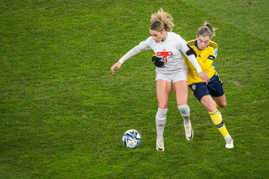 Alayah Pigrim of Switzerland and Linda Sembrant of Sweden